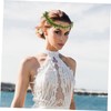 Baluue Leaf Headband for Weddings and Parties Realistic Hairpiece for