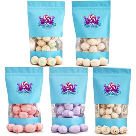 Freeze Dried Ultimate Variety Pack Candy, Variety Flavors Apple Pie, Chocolate Chip Cookie, Cinnamon, Grape, Strawberry Salt Water Taffy Candy