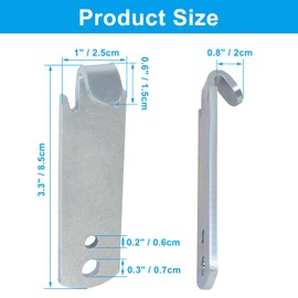 LifCratms 1 Pack Fence Wire Twister for T Post Clips，Stainless Steel Barb Wire Fence Tools