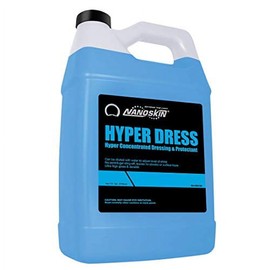 Nanoskin HYPER DRESS Hyper Concentrated Dressing 1 Gallon | Works on Vinyl, Rubber, Plastic, Tires and Trim for Cars, Trucks, Motorcycles, RVs & More | Sprayable Dressing for Car Detailing