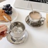 180ml Insulated Coffee Cup Set 304 Stainless Steel Double Walled