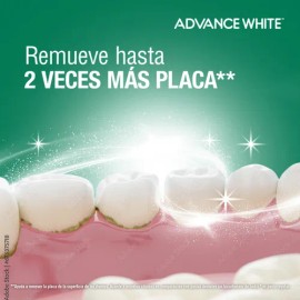 A-Arm & Hammer Pasta Dental Advance White 121 g. Control Sarro. Remueve Hasta 5x Más Placa Dental y Neutraliza los Ácidos de tu Boca, con Fluoruro que Protege Contra las Caries. Sabor Menta