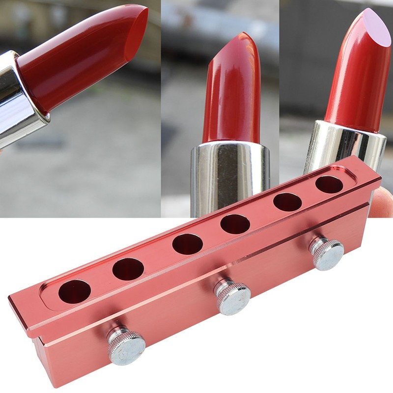 12.1mm 6 Holes Dual Use Aluminium Alloy DIY Lipstick Mold
