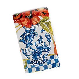 MacKenzie-Childs Ming Poppies Paper Napkins - Guest
