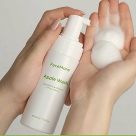Face More Apple Wash Bubble Cleansing Foam 150ml Mildly Acidic Pores / 페이스모아 애플워시 버블클렌징폼 150ml 약산성 모공