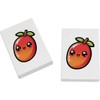 2 x 45mm 'Cute Kawaii Mango' Erasers/Rubbers (ER00044090)