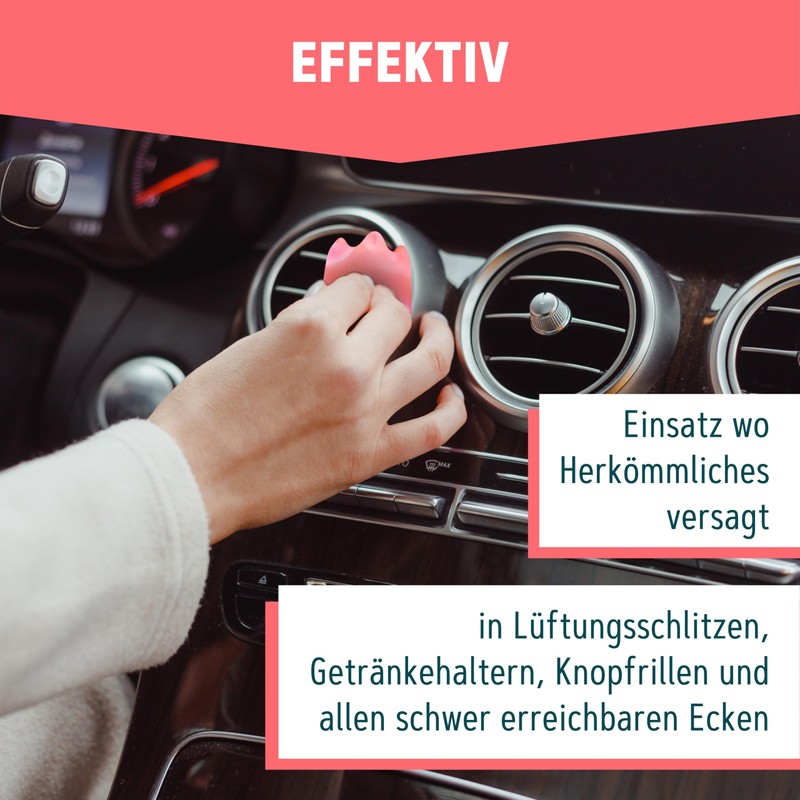 Sauberkugel® Saubergeist Innenraumreiniger Auto für Zwischenräume