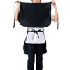 Albe T6880 Women's Work Clothes for Food and Service, Black