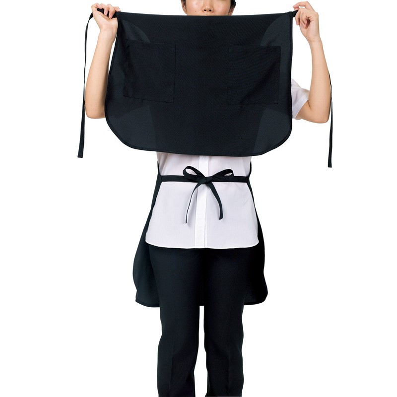 Albe T6880 Women's Work Clothes for Food and Service, Black