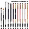 Bueart Design Cepillo Doble Para Cejas Y Pestañas Con Forma