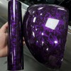 LZLRUN LZLRUN Forged Gloss Carbon Fiber Purple Vinyl Wrap Roll