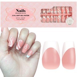 INTOBAS 160pcs Square False Nails