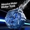 QAONIE Electric Water Blaster, 3Pcs Tactical Combo Set, Transparent Design,