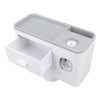 Toothpaste Dispenser Wall Mounted Toothpaste Dispenser Squeezer Kit for Bathroom