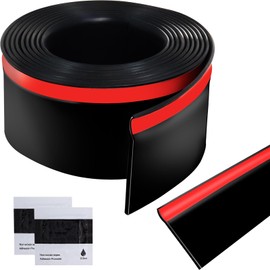 4 Inch RV Slide Out Seal, 15 Ft Truck Black Rubber Weather Stripping for Camper Rubber Slide Out Seal, RV Slide Out Weather Stripping Wiper Seals with Adhesive Tape for Keeping Out Noise and Weather
