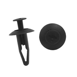 VekAuto 100Pcs Black Plastic Rivets Fastener Retainer Push Type Clips 7mm for Car, 100 Pack Auto Accessories