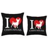 I Love Chihuahuas Throw Pillow