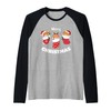 Cute Red Pandas In Christmas Stockings For Christmas Red Raglan