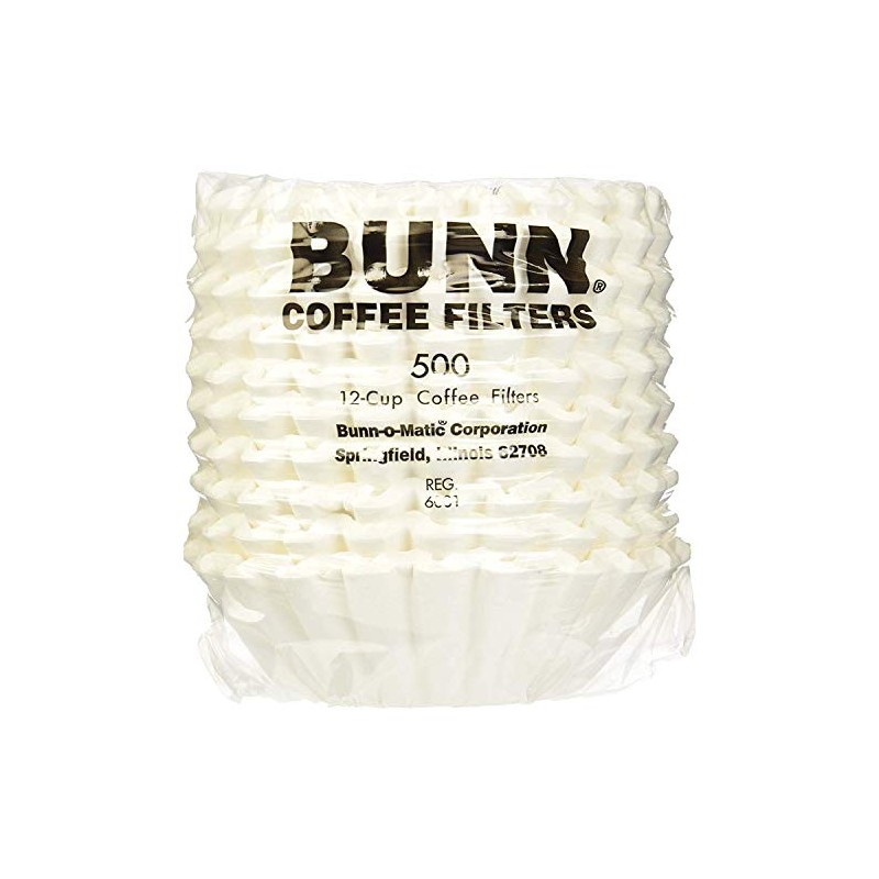 Bunn 20115.0000 1000 Count 12 Cup Commercial Coffee Brewer Filters,