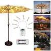 Outdoor Patio Umbrella Light Strings LED Umbrella Lamp with Remote