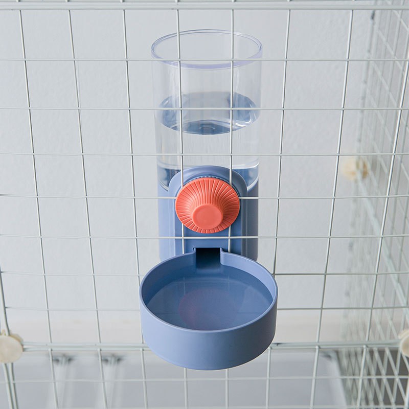 Pet Cage Suspended Food Water Dispenser Hanging Automatic Pet Water
