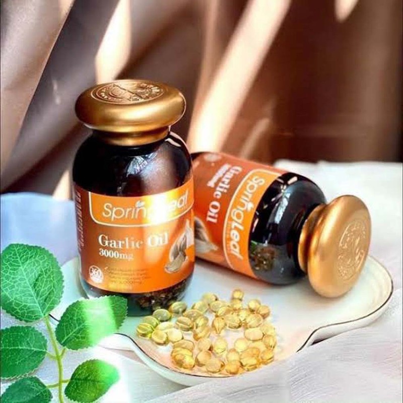 Springleaf-Garlic Oil 3000mg 360 Capsules