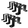Kujunpao 8 Pcs 4" x 4" Strap Post Ties, 14