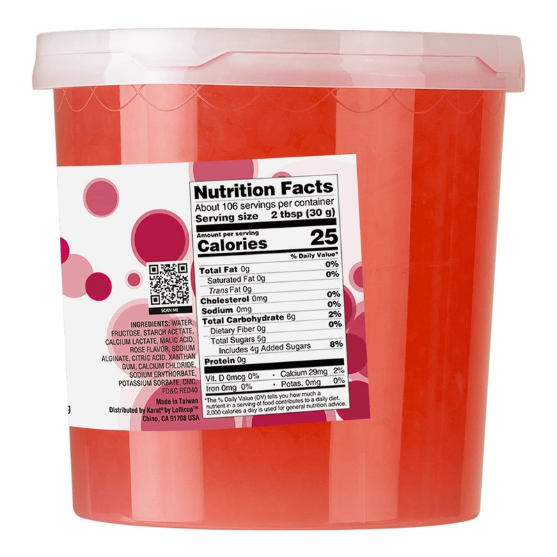 Tea Zone 7 lbs Rose Popping Pearls