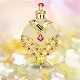 HUIBAO Gold Arabian Concentrated Perfume Oil, Arabic Perfume for Women, Arabian Perfume Oil- Long Lasting A Seductive Perfume Oil (35ml) - Scent: 12ml
