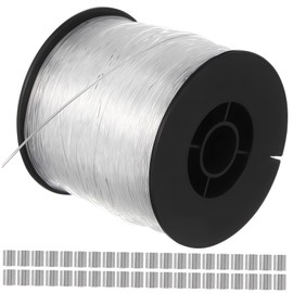 DOITOOL 1 Set Invisible Fishing Wire Durable Nylon Fishing Line with High Tensile Strength Smooth Surface for Enhanced Casting Clear Appearance Hanging