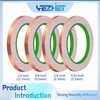 YEZHET Copper Foil Tape (1/2 Inch) with Double-Sided Conductive, for