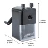 Rapesco R94000B2 94 Desktop Pencil Sharpener for All 8-11 mm