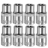 HARFINGTON 8pcs E-Torx Socket 1/2" Drive E14 External Torx Deep