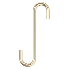 National Hardware N275-515 Modern S Hook Small, 4-3/4", Brushed Gold