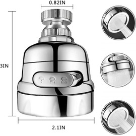 360 Degree Swivel Faucet Aerator