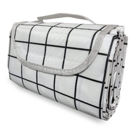 Leisure Sea Thick, Waterproof, Picnic Sheet, 57.1 x 78.7 inches (145 x 200 cm), For 4-6 People, Stylish, Foldable, Lightweight, Easy Storage, Compact, Waterproof, Insulated, Moisture-proof, Oxford