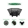 LTSEAME 22.5 inch Portable Fire Pit Outdoor Plug Fire Pit