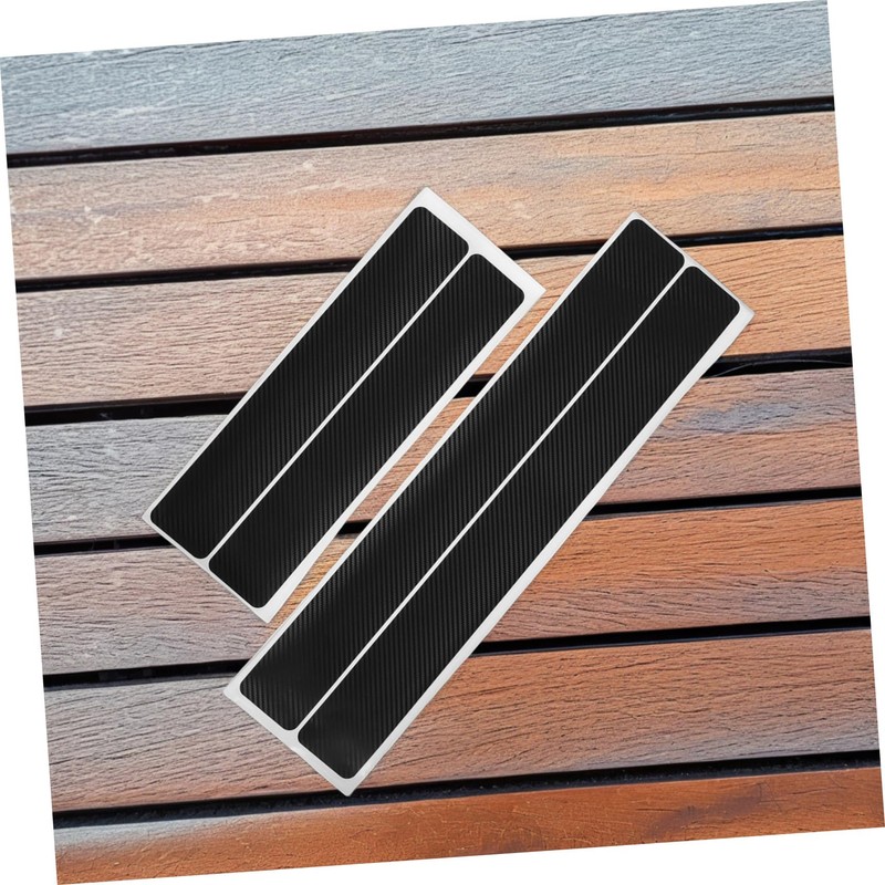 iplusmile Car Door Sill Protectors Carbon Guards Anti-scratch Strip for