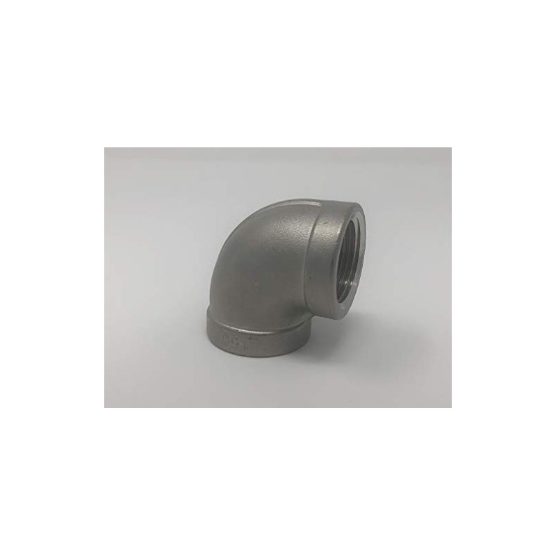3" 316 Stainless Steel 150# Threaded 90 Degree Elbow Pipe
