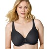 Wonderbra Womens Plus Support Underwire Full Coverage Bra, BLACK JACQUARD,