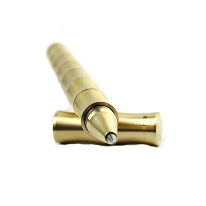 Gullor Premium Pure Copper Bamboo Shape Rollerball Pen