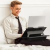 Adjustable Laptop Desk with 8 Angles - Cushioned Lap Desk