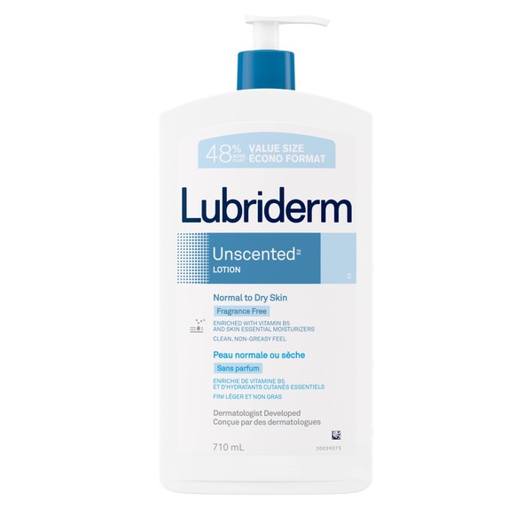 Lubriderm Unscented Moisture, Unscented, 710ml