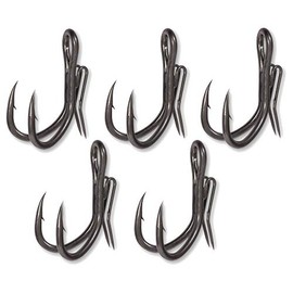 Black Cat Ghost Twin Hooks DG – 5 Catfish Hooks, Size: 4/0