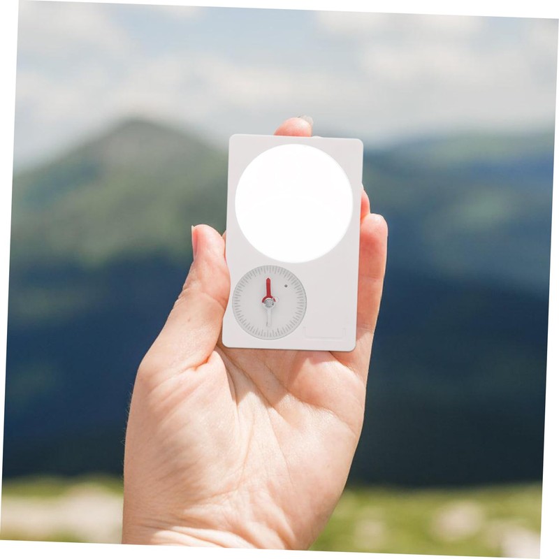 WHAMVOX Compass Hiking Tool 2-in-1 Magnifier for Outdoor Activities Toy