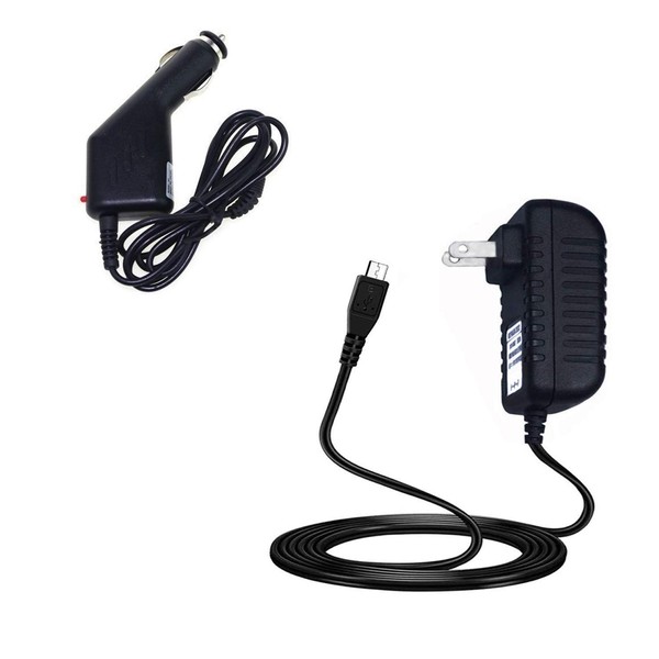 Car+ Wall Home AC Charger for Straight Talk/SafeLink/Total Alcatel TCL