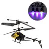 Miniature RC Helicopter with Light Charging Electric RC Drone Airplane