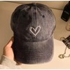 Morris Coo Women's Cap, Deep, Heart, One Point, Cute, Casual,