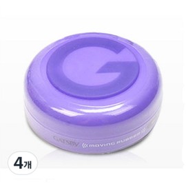 Gatsby Moving Rubber Hair Wax Wild Shake, 80g, 4 pieces / 갸스비 무빙러버 헤어왁스 와일드쉐이크, 80g, 4개