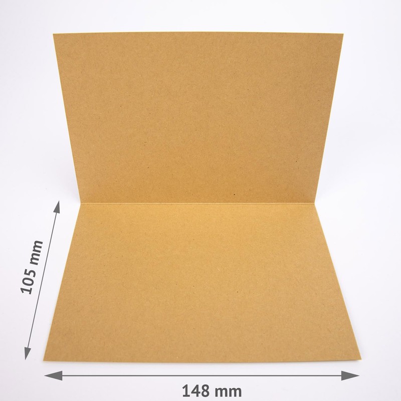 PresentFill® Folding Cards Blank in Diamond White - 50 Folding